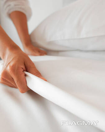 Елітна постільна білизна перкаль Premium White - Bedlen Home