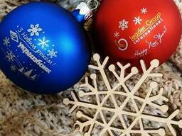Сувенирные елочные игрушки к новому году