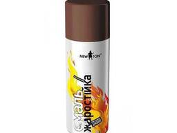 Эмаль NEW TON универсальная 8017 темно-коричневая мат., в аэрозольной упаковке 400 мл