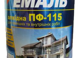 Емаль ПФ-115 жовта / 2.8 кг. / Хімтекс (бан. )