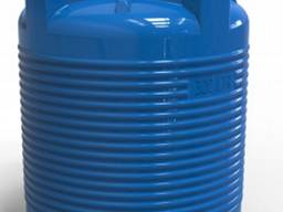 Емкость 300л пластиковая вертикальная для воды (зебра)