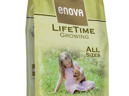 Enova lifetime growing корм для собак ультра премиум