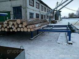 Эстакада для подачи бревен и колод. Бревнотаска. Механізм поштучної подачі колод.