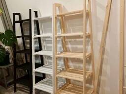 Этажерка деревянная. Стеллаж для Книг, для Цветов, для Обуви