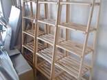 Этажерка деревянная. Стеллаж для Книг, для Цветов, для Обуви - фото 3