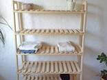 Этажерка деревянная. Стеллаж для Книг для Цветов, для Обуви. Полки - фото 3