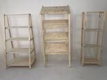 Этажерки деревянные. Стеллаж для Книг, для Цветов, для Обуви. Полки - фото 1