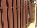 Евроштахетник, штахетник, паркан, забор металевий купити в Чернівцях - фото 3