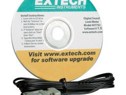 Extech 407752 ПО для Windows и кабель RS232
