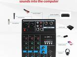F-4A Bluetooth микшерный пульт 5v Usb звуковая карта аудиоинтерфейс - фото 1