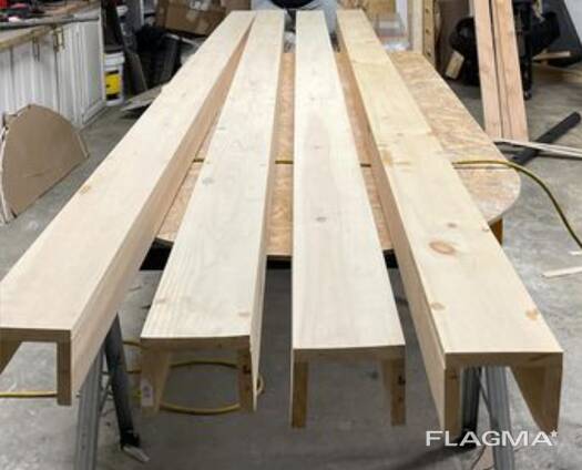 Фальш балки з дуба та амбарної хвої | Під замовлення будь-який розмір