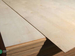 Фанера березовая влагостойкая ФК сорт ВВ/ВВ — 40 мм 2440х1220. береза/тополь / 3 кв. м.