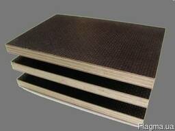 Фанера Ламинированная ФСФ Гл/Сетка 120г/м2 2500х1250х24мм