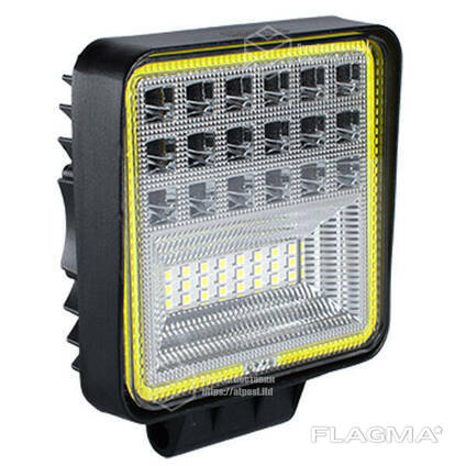 Фара LED квадратная 126W, 42 лампы, широкий луч 10/30V. ..