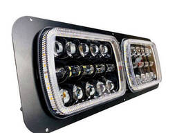 Фари на МТЗ світлодіодні з перехідною плитою замість квадратних фар LED-комплект 1