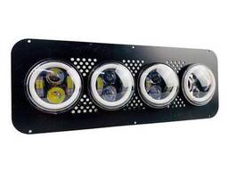 Фари на МТЗ світлодіодні з перехідною плитою замість квадратних фар LED-комплект 3