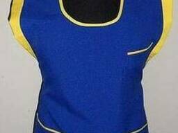 Фартук для продавцов, фартук-накидка, пошив под заказ