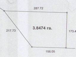 Фасадный промышленный участок 3,84 га | Трасса Киев–Чоп М-06 | 38 км от Киева