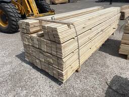 Фасадний планкен косий з сосни 18х95х3000 мм. 1 сорт