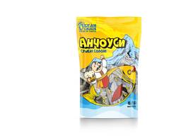 Фасована рибка та кальмар в асортименті