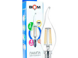 Филаментная лампа BIOM FL-315 4W E14 2800K C35 LT (Свеча на ветру)