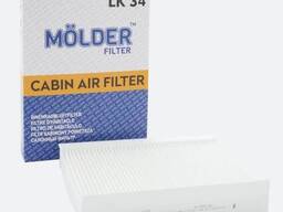 Фильтр салона Molder Filter LK 34 (WP9130, LA144, CU2335)