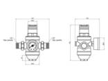 Фільтр самопромивний SD Forte 1/2 "з редуктором SF128W15 - фото 3