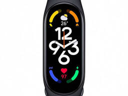 Фитнес браслет FitPro Smart Band M7 (смарт часы, пульсоксиметр, пульс). Цвет: черный