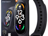 Фитнес браслет FitPro Smart Band M7 (смарт часы, пульсоксиметр, пульс). Цвет: черный - фото 3