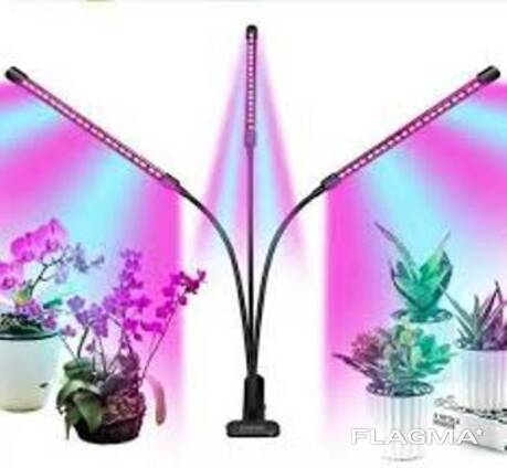 Фитолампа светодиодная для растений, рассады, цветов Plant Grow Light, с таймером