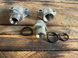 Фланец НШ-10 + штуцер + резиновые кольца (комплект) Штуцер М20×1.5 / М22×1.5 (S27, под...