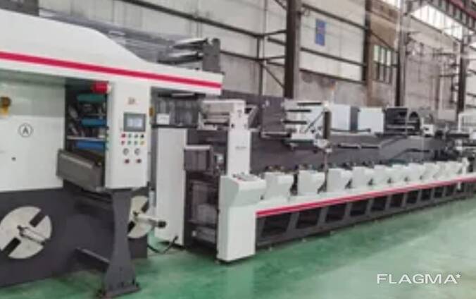 Флексографскую печатную машину Рабочая ширина: 450 мм Количество цветов: 6 или 7