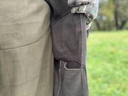 Флісова кофта армійська чоловіча з довгим рукавом фліска. Хакі. Розмір ХL