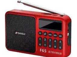 FM радиоприемник F65SAN MP3 (TF/USB) Bluetooth 5.3 AUX, аккумулятор 18650/4800mAh...