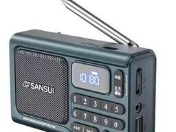 FM радиоприемник F77SAN MP3 (TF/USB) Bluetooth 5.3, разъем 3,5 мм, аккумулятор...