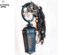 Фонари уличные декоративные металлические скульптурные настенные