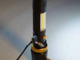 Фонарик с аккумулятором ручной