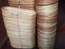 Форма для расстойки хлеба из лозы овальная на 0,8 кг