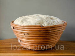 Форма для расстойки из лозы для хлеба круглая на 0,8 кг