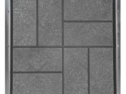 Форма для тротуарної плитки ПАРКЕТ (шагрень) 400×400×50 Україна 1 шт