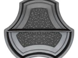 Форма для тротуарной плитки РОККИ половинки несимметричные Ø 290х45 Украина 1 шт