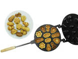 Форма для выпечки орешков и печенья орешница «Лесное Ассорти» (большая) с антипригарным. .. - фото 5
