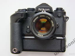 Пленочный фотоаппарат Nikon FE Nikkor 50mm/1.4 Ф52mm бустер MD-12 Japan Вживане