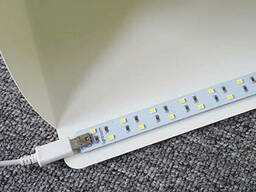 Фотобокс - лайтбокс Лайткуб с LED подсветкой для предметной съемки 40 см