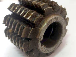 Фреза червячная модульная М1.75 класс В, 20 град. , Р6М5, 63х27х50 мм, Львов.