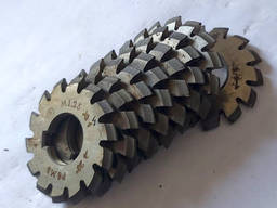 Фреза дисковая модульная М1,25; Р6М5, угол 20°, к-т из 8 шт, 50х19 мм, ГОСТ 10996-64 или О