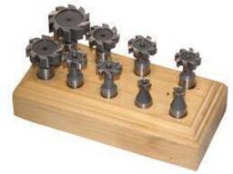 Фрезы для Т-обраных пазов 9 шт. . стержень 12 мм быстрорежущая сталь Holzmann TNF9TLG