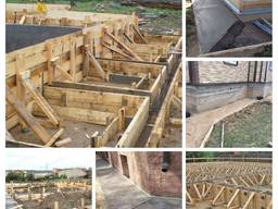 Фундамент отмостка бетонные работы