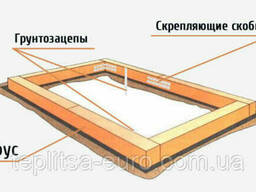 Фундамент(Брус) для теплицы