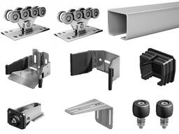 Фурнітура для виготовлення відкатних воріт до 800 кг - балка, ролики